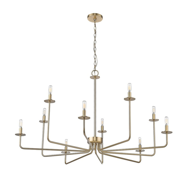 Millennium Lighting Marceline 1Lt Chandelier, Modern Gold
