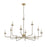 Millennium Lighting Marceline 1Lt Chandelier, Modern Gold