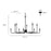 Millennium Lighting Marceline 1Lt Chandelier, Modern Gold