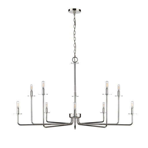Millennium Lighting Marceline 10Lt Chandelier, Nickel - 12510-PN