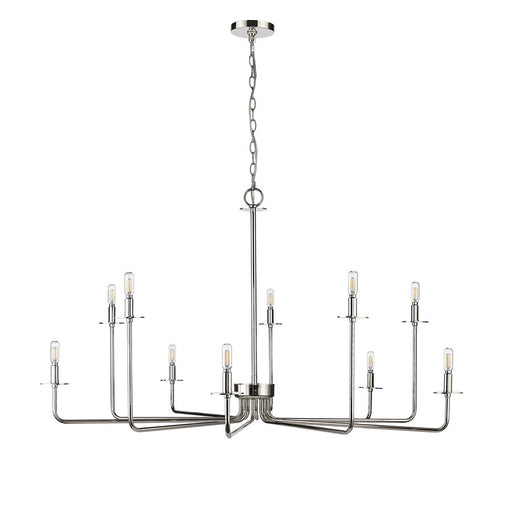 Millennium Lighting Marceline 10Lt Chandelier, Nickel