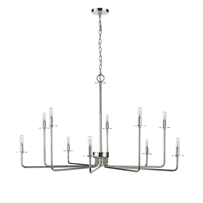 Millennium Lighting Marceline 10Lt Chandelier, Nickel