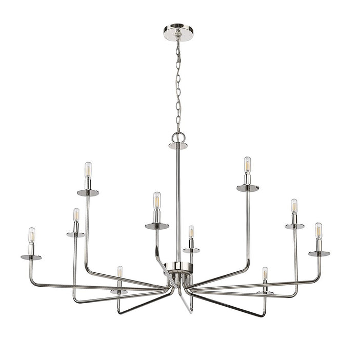 Millennium Lighting Marceline 10Lt Chandelier, Nickel