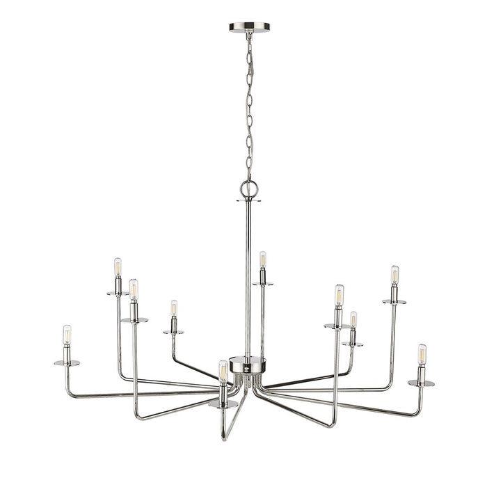 Millennium Lighting Marceline 10Lt Chandelier, Nickel