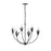 Millennium Lighting Primrose 6Lt Chandelier, Black