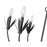Millennium Lighting Primrose 6Lt Chandelier, Black