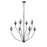 Millennium Lighting Primrose 8Lt Chandelier, Black