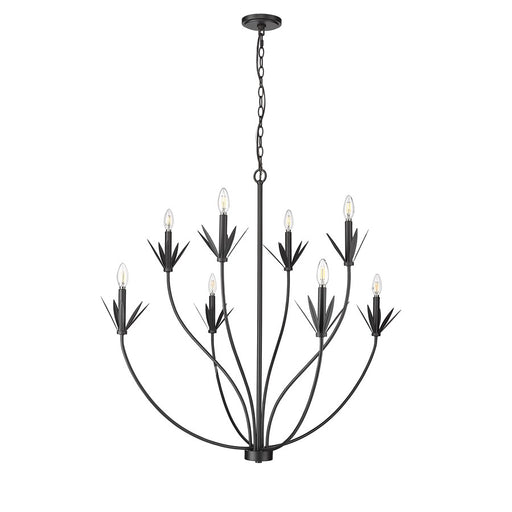 Millennium Lighting Primrose 8Lt Chandelier, Black