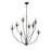 Millennium Lighting Primrose 8Lt Chandelier, Black