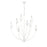 Millennium Lighting Primrose 8Lt Chandelier, Textured White