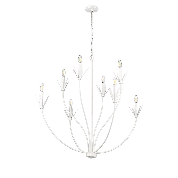 Millennium Lighting Primrose 8Lt Chandelier, Textured White