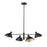 Millennium Lighting Warhol 4Lt Chandelier, Black