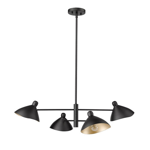 Millennium Lighting Warhol 4Lt Chandelier, Black