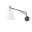 Millennium Lighting Elane 1Lt Swing Arm Sconce, Black/Brass