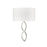 Millennium Lighting Rylee 1Lt Wall Sconce, Brushed Nickel/Linen - 13101-BN