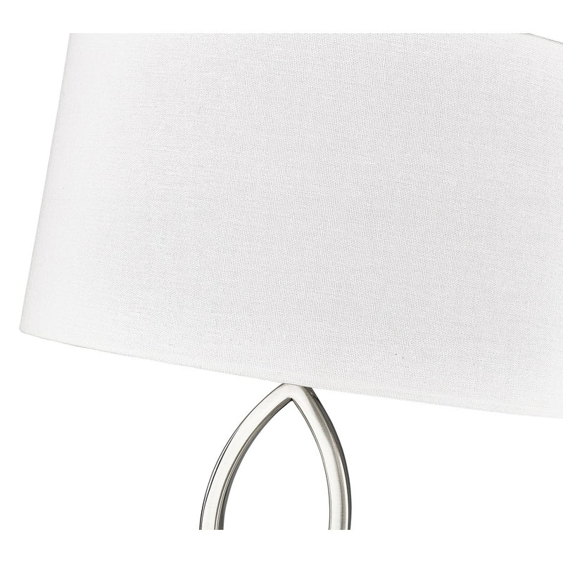 Millennium Lighting Rylee 1Lt Wall Sconce, Brushed Nickel/Linen