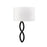 Millennium Lighting Rylee 1Lt Wall Sconce, Black/Linen