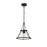Millennium Lighting Javis 1 Light Pendant, Matte Black/Clear
