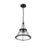 Millennium Lighting Javis 1 Light Pendant, Matte Black/Clear