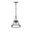 Millennium Lighting Javis 1 Light Pendant, Matte Black/Clear