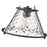Millennium Lighting Javis 1 Light Pendant, Matte Black/Clear