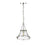 Millennium Lighting Javis 1Lt Pendant, Polished Nickel/Clear - 13501-PN
