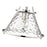 Millennium Lighting Javis 1Lt Pendant, Polished Nickel/Clear