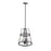 Millennium Lighting Edelweiss 4Lt Pendant, Black/Clear