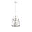 Millennium Lighting Edelweiss 4Lt Pendant, Nickel/Clear