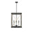 Millennium Lighting Terni 4Lt Pendant, Black/Painted Modern Gold - 13704-MB-PMG