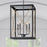 Millennium Lighting Terni 4Lt Pendant, Black/Painted Modern Gold