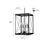 Millennium Lighting Terni 4Lt Pendant, Black/Painted Modern Gold