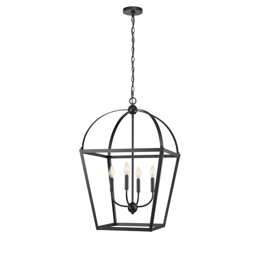 Millennium Lighting Kelsey 4Lt 32" Pendant, Black