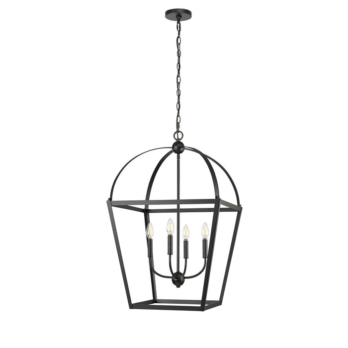 Millennium Lighting Kelsey 4Lt 32" Pendant, Black