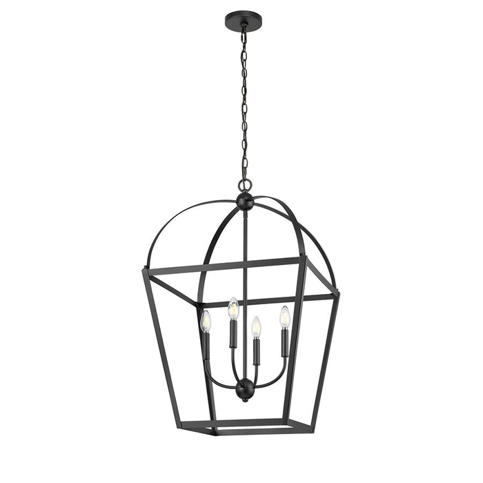 Millennium Lighting Kelsey 4Lt 32" Pendant, Black