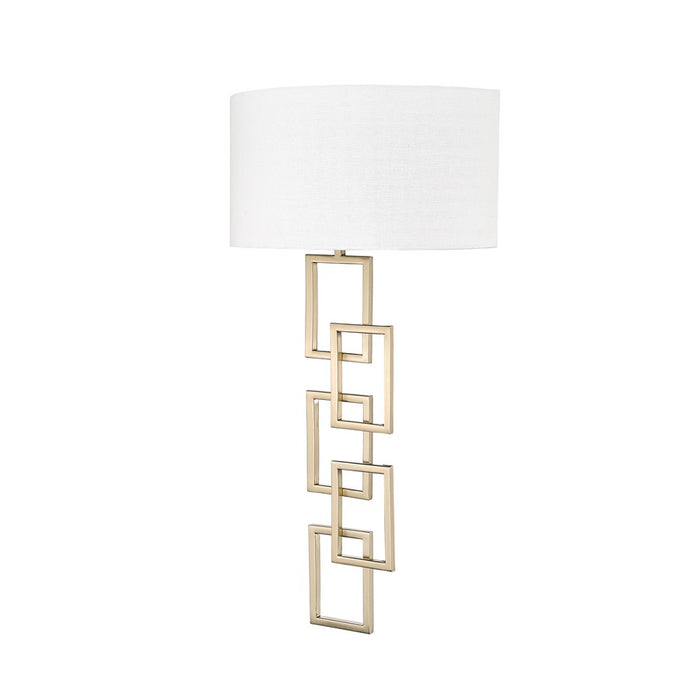 Millennium Lighting Rylee 2 Light Bathroom Wall Sconce, Modern Gold