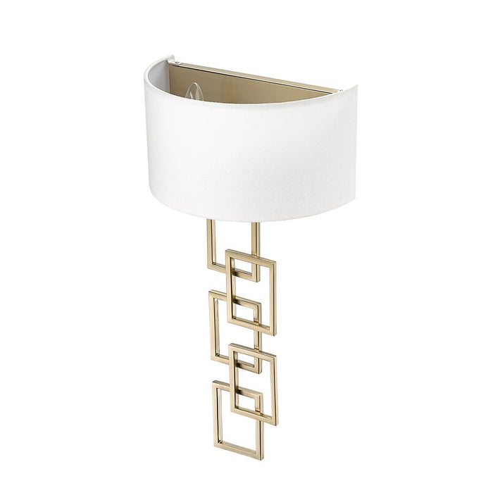 Millennium Lighting Rylee 2 Light Bathroom Wall Sconce, Modern Gold