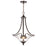 Millennium Natalie 3 Light 26.5" Pendant Light, Satin Nickel