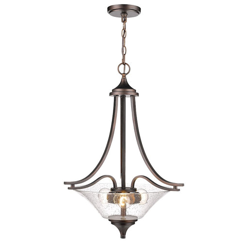 Millennium Natalie 3 Light 26.5" Pendant Light, Satin Nickel