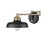 Millennium Lighting Ellison 1Lt Swing Arm Sconce, Black/Brass - 15001-MB-VB