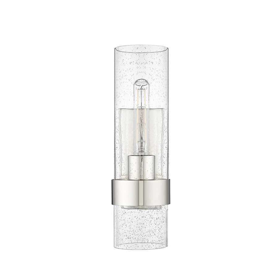 Millennium Lighting 1Lt Wall Sconce, Polished Nickel/Clear - 15101-PN