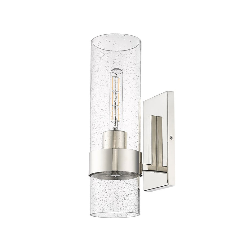 Millennium Lighting 1Lt Wall Sconce, Polished Nickel/Clear