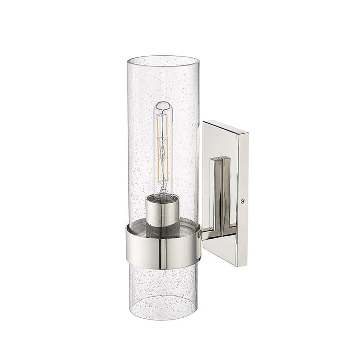 Millennium Lighting 1Lt Wall Sconce, Polished Nickel/Clear