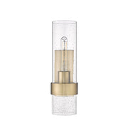 Millennium Lighting 1Lt Wall Sconce, Vintage Brass/Clear - 15101-VB