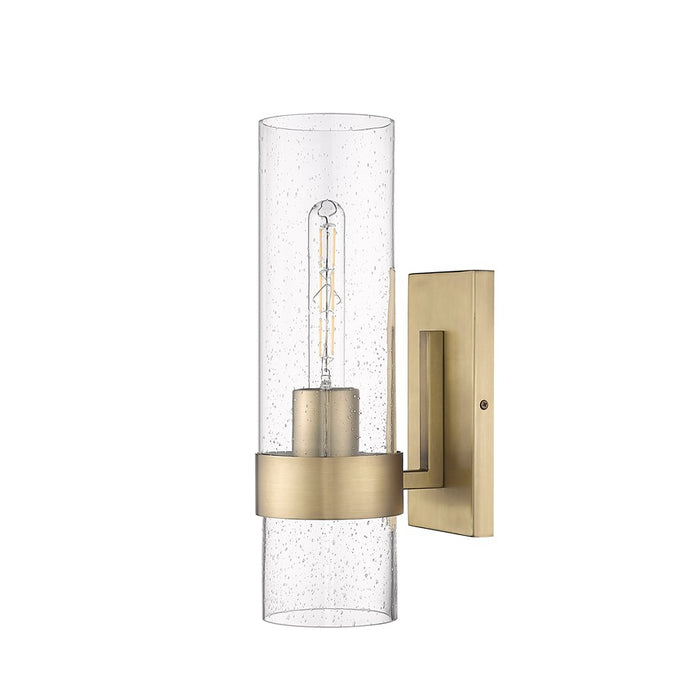 Millennium Lighting 1Lt Wall Sconce, Vintage Brass/Clear