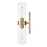 Millennium Lighting Jamison 2Lt 23" Wall Sconce, Brass/Clear Seeded