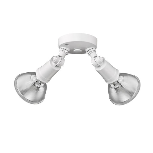 Millennium Lighting 2Lt 5" Security Flood Light, White/White