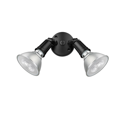 Millennium Lighting 2Lt 5" Security Flood Light, Black/Black - 16002-PBK