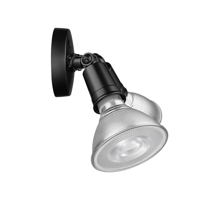 Millennium Lighting 2Lt 5" Security Flood Light, Black/Black