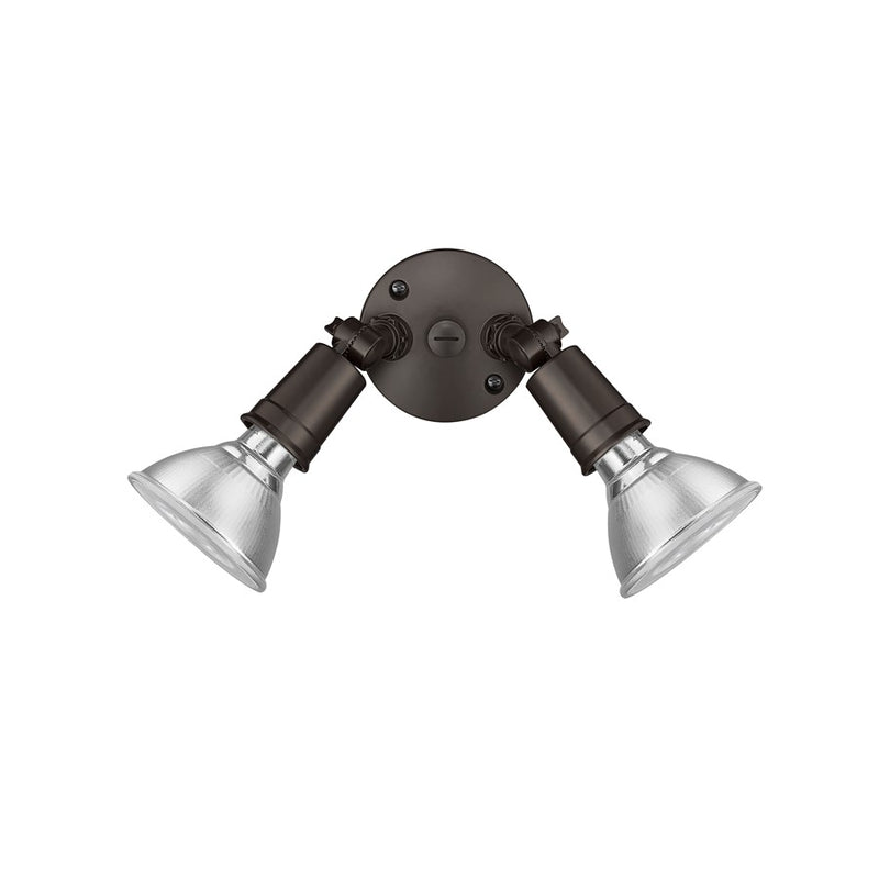 Millennium Lighting 2Lt 5" Security Flood Light, Bronze/Bronze